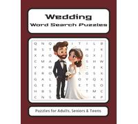 Wedding Word Seach Puzzles: 50+ Puzzles | Easy to Read | 8.5x11 inches |110 pages... A Gift for Holidays, Vacations, and Relaxation