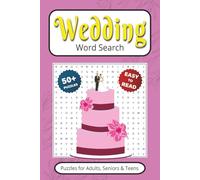 Wedding Word Search Book: Puzzles With Easy to Read Print about Brides, Grooms, Marriage & More | 6x9 inches 110 pages | Gift for Vacations, Holidays, Leisure