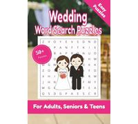 Wedding Word Search Puzzle: 50+ Puzzles Word Search Easy to Read about Wedding and More | 6x9 inches, 110 pages | Gift for Wedding & Love Lover