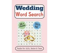 Wedding Word Search Puzzle Book: Word Searches with Easy to Read Print about Marriage ceremony, Nuptials, Matrimony and More | 6 x 9 Inches, 110 Pages ... Gift for Vacations, Holidays and Free Times