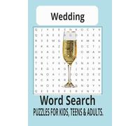 Wedding Word Search Puzzle Book: Word Searches with Easy to Read Print about Wedding, Wedding events, and More | 6x9 Inches, 110 Pages | 50+ ... Gift for Vacations, Holidays, and Free Times Paperback