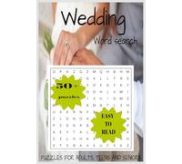 Wedding Word Search Puzzle Book: Word Searches with Easy to Read Print about Weddings | 6x9 inches, 110 pages | 50+ puzzles ... Gift for Vacations, Holidays and Free Times