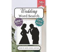 Wedding Word Search Puzzle Book: Word Searches with Easy to Read Print about Weddings, Engagement Ideas, Honeymoons and more | 6x9 inches, 110 pages | ... Gift for Holidays, Vacations, and Downtime