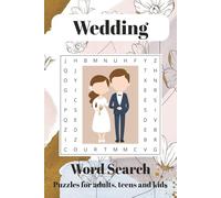 Wedding Word Search: Word Searches with Easy to Read Print about Weddings, Wedding Ceremonies, Couples and More | 6x9 inches, 110 pages | 50+ Puzzles ... Gift for Vacations, Holidays and Free Times
