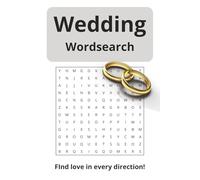 Wedding Wordsearch: wedding wordsearch 6x9 inch, easy read, relaxing, for brides and grooms, gifts, hen do, wedding gift