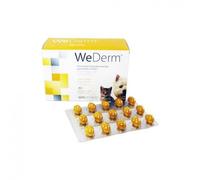 WeDerm - Alimento complementario para perros y gatos - Cantidad: 4 x 60 cápsulas
