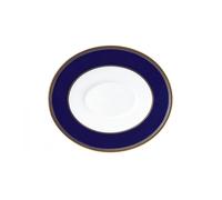 Wedgwood Plato para jarra para salsa Renaissance Gold azul