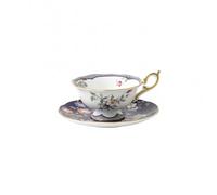 Wedgwood Taza de té pequeña y platillo Wonderlust midnight garden