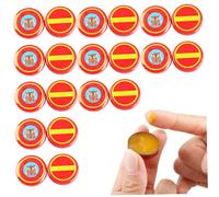 Wedhapy 20 bálsamos de Tigre 0.35 oz portátiles Ligeros aceites Esenciales Chinos relajantes refrescan el Dolor de Cabeza los mareos y los músculos. Bálsamo de Tigre Rojo.