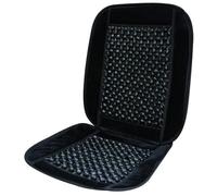Wedhapy Funda de Asiento de Coche con Cuentas, Transpirable, Pulida, Encerada, con Cuentas, para Coche, cojín de Asiento de Coche con Masaje y enfriamiento, Universal, Minimalista