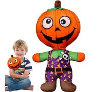 Wedhapy Halloween Plush, 12" Funny Pumpkin Plush Doll, Soft Comfortable Halloween Stuffed Animal, Plushies for Girl Boy Halloweeen Favor, Style 2