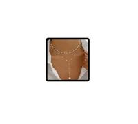 Wedity Pearl Collar en forma de Y perla Tassel Choker Collar Layered Collares Joyería Regalo para las Mujeres, 37.0 Centimetri + 5.0 Centimetri Estensione, Oro Perlas Gold, No es una piedra preciosa