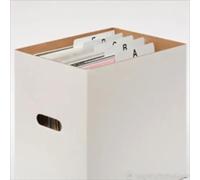 Wedlin,Jane - Bags Unlimited XLP65 12 Inch LP Record Cardboard Storage Box with Lids 5 Pack (White)