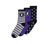 Wednesday Calcetines Mujer 35-38 | Calcetines Mujer 39-42 | Die Addams Family | Calcetines de peluche | Calcetines hasta la rodilla | Medias, Calcetines, 35-38