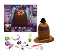 Wednesday Ignatius Itt - Cabeza de peinado de 10 pulgadas, 20 piezas, cabello castaño, juego de simulación, juguetes para niños a partir de 4 años Just Play