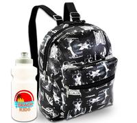 Wednesday Juego de mini mochila para niños - Mochila de piel sintética de 10 pulgadas con bolsillo frontal y botella de agua | Paquete de mochila Wednesday para niñas, Varios colores, Wednesday Mini