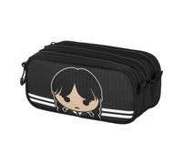 Wednesday Miércoles Cute-Estuche Portatodo Trick Fan 2.2, Gris, 23 x 11 cm