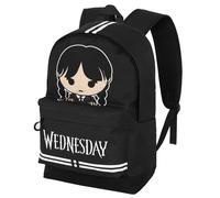 Wednesday Miércoles Cute-Mochila HS Fan 2.2, Gris, 31 x 44 cm, Capacidad 24 L