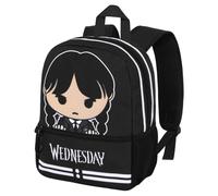 Wednesday Miércoles Cute-Mochila Sweet, Gris, 26 x 33 cm, Capacidad 9,5 L