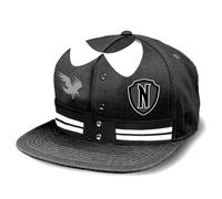 Wednesday Miércoles-Gorra Infantil, 20 x 14 cm, Negro Varsity