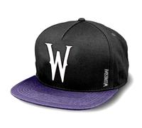 Wednesday Miércoles-Gorra Infantil, 20 x 14 cm, Negro W