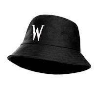 Karactermania Gorro infantil tipo bucket Wednesday Miércoles Addams 25 x 15 cm Negro
