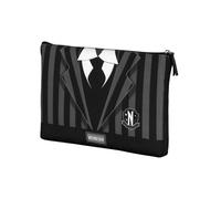 Wednesday Miércoles Uniform-Neceser Soleil, Negro, 30,5 x 22,5 cm