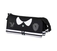 Karactermania Portatodo triple Wednesday Miércoles Varsity FAN 2.0 Negro 23 x 11 cm