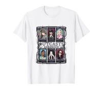 Wednesday Nevermore Academy Outcasts And Proud Collage Camiseta