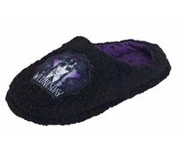 Wednesday Pantuflas de Lana de Borreguito para niñas, Pantuflas Tipo Mule para Adultos y Adolescentes, Pantuflas para Estar por casa, Regalo