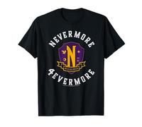 Wednesday Season 2 Nevermore 4 Evermore School Emblem Camiseta