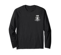 Wednesday Season 2 Nevermore Camp Outcast White Pocket Logo Manga Larga
