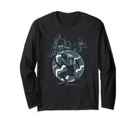 Wednesday Season 2 Nevermore Werewolf Vintage Logo Manga Larga