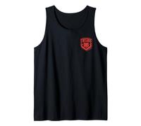 Wednesday Season 2 Thisbie Left Pocket Retro Red Logo Camiseta sin Mangas