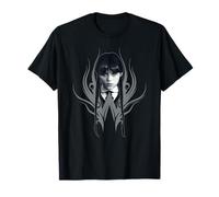 Wednesday Season 2 Wednesday Black & White Face Portrait Camiseta