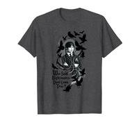 Wednesday Season 2 Who Said Nightmares Don't Come True! Camiseta, Hombre, Jaspeado Oscuro, 4XL