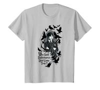 Wednesday Season 2 Who Said Nightmares Don't Come True! Camiseta, Niños, Plata, 8 años