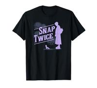 Wednesday Snap Twice Thing & Wednesday Silhouette Logo Camiseta