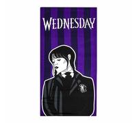 Wednesday Toalla de Playa Negro 70 x 140 cm - Marca EAN: 8445484459715