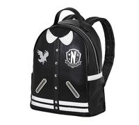 Wednesday Varsity Casual Mochila Casual, Negro, 25 x 29 cm, Capacidad 6 L