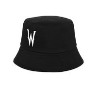 Karactermania Gorro infantil tipo bucket Wednesday Miércoles Addams 25 x 15 cm Negro