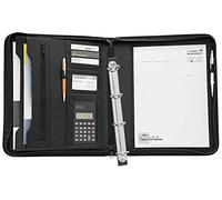 Wedo 0581101 - Carpeta de 4 anillas con calculadora