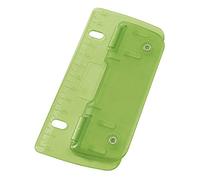 Wedo 067811 - Perforadora de bolsillo de plástico, 8 cm, color verde manzana