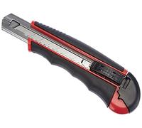 Wedo 078418 - Cúter profesional Auto-Load, 18 mm, rojo/negro