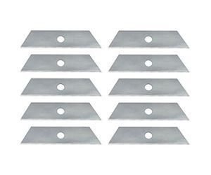 Wedo 07880 Paquete de Ampolla de 10 Cuchillas para Cutter, 72 X 18 Mm, Gris