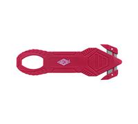 Wedo 078864 Cortador de Papel de Aluminio Safety Basic, 17 G, Rojo