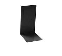 Wedo 1021201 - Sujetalibros de metal, 14 x 12 x 24 cm, color negro