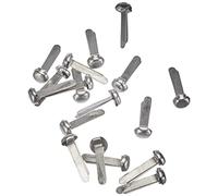 Wedo 112350054 - Encuadernadores (500 unidades), color plateado