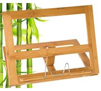 Wedo 2113107 - Soporte de libro de bambú, marrón