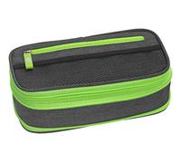 Wedo 24244011 Estuche Neon Stretch, Negro/Verde